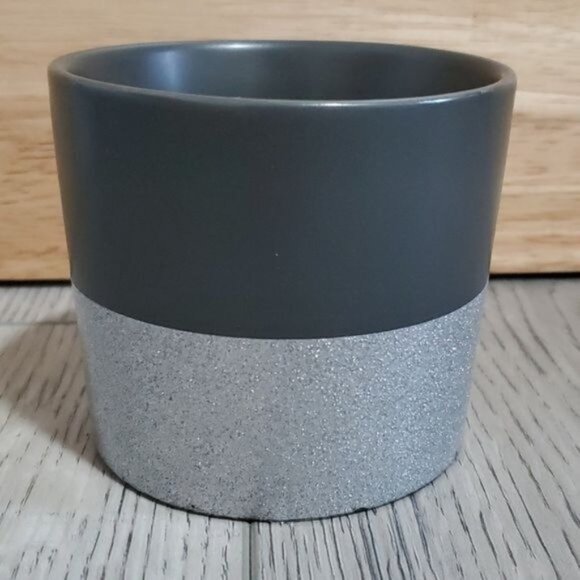 2018 Starbucks Ceramic Mug Cup Slate Gray Silver Glitter Sparkle Tall 12 OZ - Picture 3 of 13